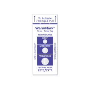 WarmMark Ascending Time-Temp Indicator (35C/95F, 36 Hours)