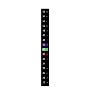 16 EVENT LIQUID CRYSTAL REVERSIBLE THERMOMETERS RANGE A: 26 - 56F (10 PACK)
